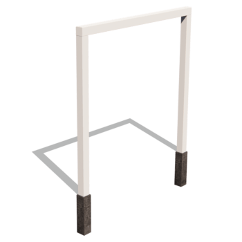 Porszórt acél pergola egyenes 250 cm