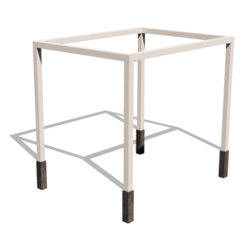 Porszórt acél pergola beállítás négyzet 324 x 250 cm