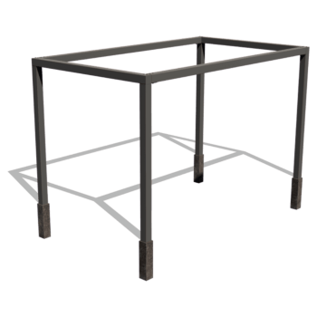 Porszórt acél pergola beállítás négyzet 424 x 250 cm