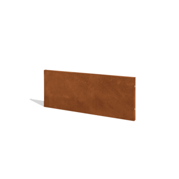Corten acél kerti kerítés H panelhez 120 x 47,5 cm
