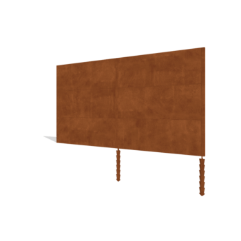 Corten acél kerti kerítés H3 készlet 372 cm
