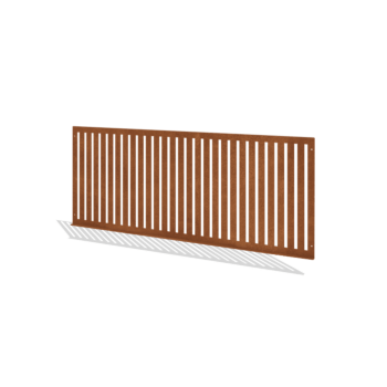 Corten acél díszkerítés S 149 x 60 cm