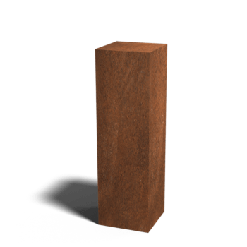 Corten acél talapzat Ohio 30 x 30 x 100 cm