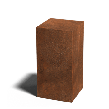 Corten acél talapzat Ohio 30 x 30 x 60 cm