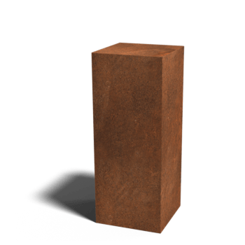Corten acél talapzat Ohio 40 x 40 x 100 cm