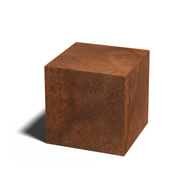 Corten acél talapzat Ohio 40 x 40 x 40 x 40 cm