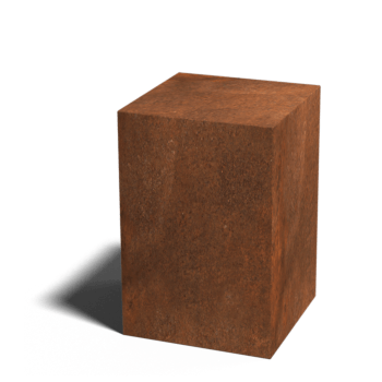 Corten acél talapzat Ohio 40 x 40 x 60 cm