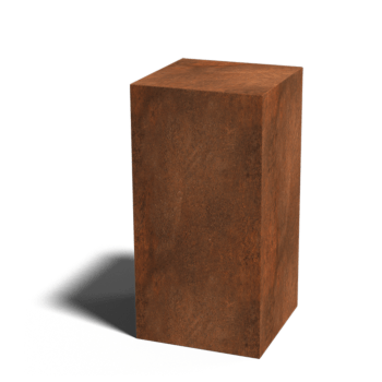 Corten acél talapzat Ohio 40 x 40 x 80 cm