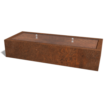 Corten acél szökőkút 200 x 80 x 40 cm