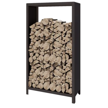 Acél fatároló - Indiana - 100 x 40 x 180 cm - RAL7016 matt (antracitszürke)