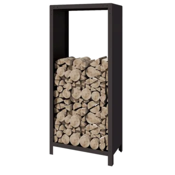 Acél fatároló - Indiana - 80 x 40 x 180 cm - RAL7016 matt (antracitszürke)