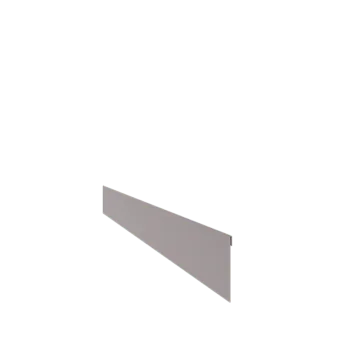 Horganyzott acél ágyásszegély - Zúzott - Magasság 13 cm - 240 cm