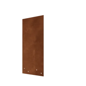 Corten acél összekötőlemez - Egyenes - Szegély magassága 45 cm