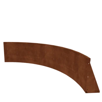 Corten acél támfal - Belső ív - 150 x 150 x 50 cm