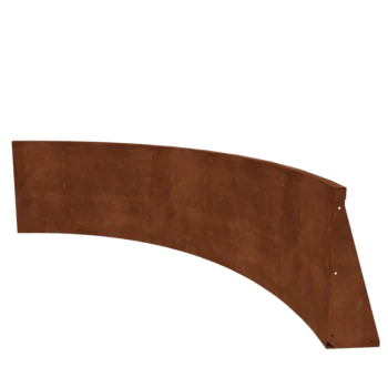 Corten acél támfal - Belső ív - 150 x 150 x 60 cm