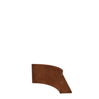 Corten acél támfal - Belső ív - 50 x 50 x 40 cm