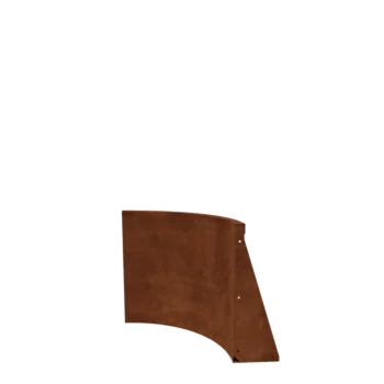 Corten acél támfal - Belső ív - 50 x 50 x 60 cm