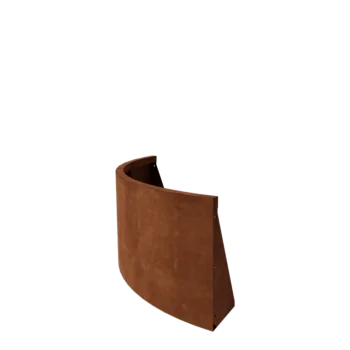 Corten acél támfal - Külső ív - 100 x 100 x 50 cm