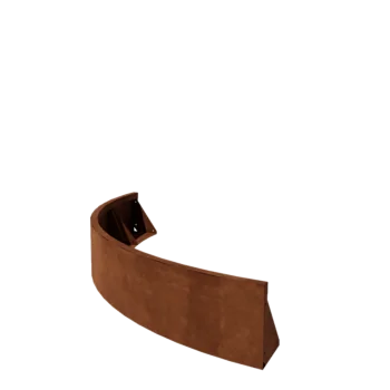 Corten acél támfal - Külső ív - 150 x 150 x 30 cm