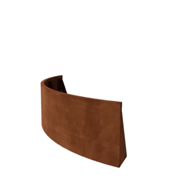 Corten acél támfal - Külső ív - 150 x 150 x 50 cm