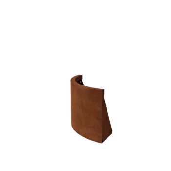 Corten acél támfal - Külső ív - 50 x 50 x 40 cm