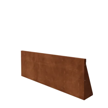 Corten acél támfal - Egyenes - 150 x 50 cm