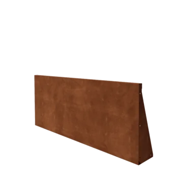 Corten acél támfal - Egyenes - 150 x 60 cm