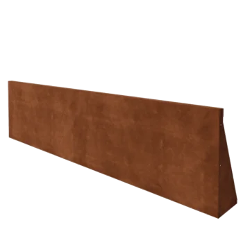 Corten acél támfal - Egyenes - 200 x 50 cm