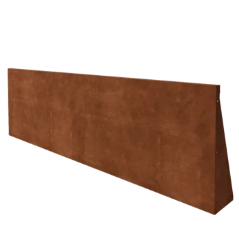 Corten acél támfal - Egyenes - 200 x 60 cm