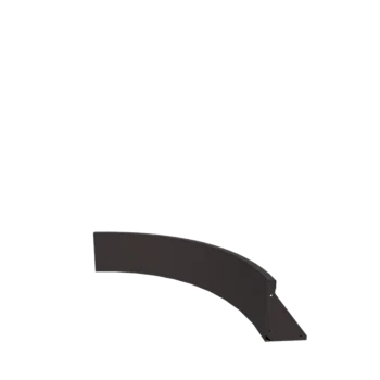 Acél támfal - Belső ív - 100 x 100 x 30 cm - RAL7016 matt (antracitszürke)