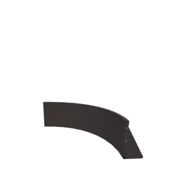 Acél támfal - Belső ív - 100 x 100 x 40 cm - RAL7016 matt (antracitszürke)