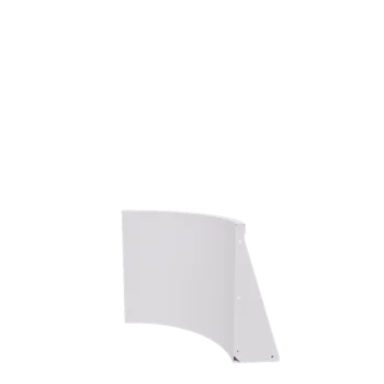 Acél támfal - Belső ív - 50 x 50 x 60 cm - RAL9010 matt (fehér)