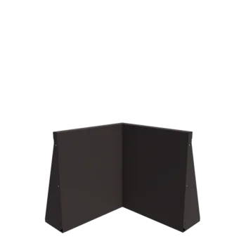 Acél támfal - Belső sarok - 50 x 50 x 60 cm - Más RAL szín