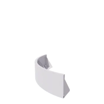 Acél támfal - Külső ív - 100 x 100 x 30 cm - RAL9010 matt (fehér)