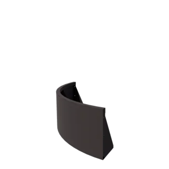 Acél támfal - Külső ív - 100 x 100 x 40 cm - Más RAL szín