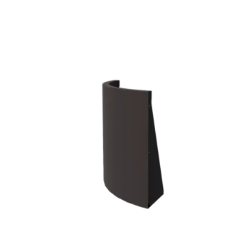 Acél támfal - Külső ív - 50 x 50 x 60 cm - RAL7016 matt (antracitszürke)