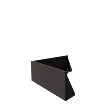 Acél támfal - Külső sarok - 100 x 100 x 40 cm - Más RAL szín