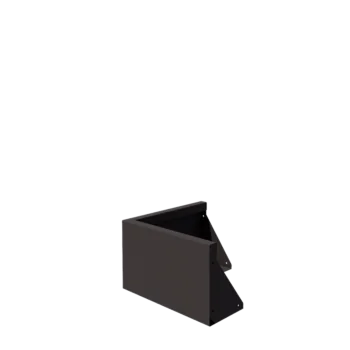 Acél támfal - Külső sarok - 50 x 50 x 30 cm - RAL7016 matt (antracitszürke)