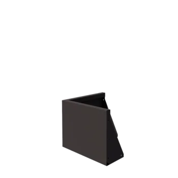 Acél támfal - Külső sarok - 50 x 50 x 40 cm - RAL7016 matt (antracitszürke)