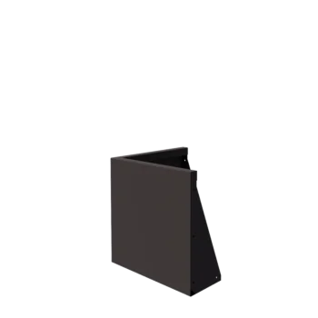 Acél támfal - Külső sarok - 50 x 50 x 50 cm - RAL7016 matt (antracitszürke)