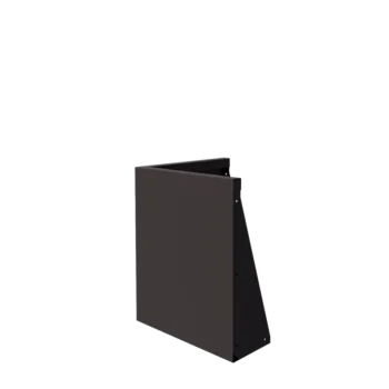 Acél támfal - Külső sarok - 50 x 50 x 60 cm - RAL7016 matt (antracitszürke)