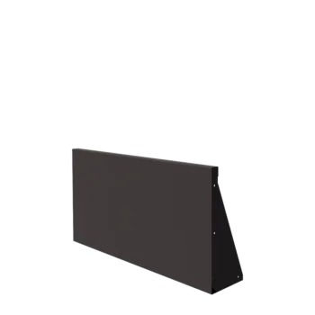 Acél támfal - Egyenes - 100 x 50 cm - RAL7016 matt (antracitszürke)