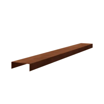 Corten acél u-profil - 5 x 15 x 5 cm - 150 cm