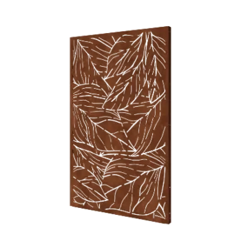 Corten acél panel - Levelek 1 - 120 x 6 x 190 cm