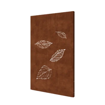 Corten acél panel - Levelek 3 - 120 x 6 x 190 cm