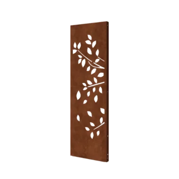 Corten acél panel - Fa - Rész 1 - 60 x 6 x 190 cm