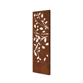 Corten acél panel - Fa - Rész 2 - 60 x 6 x 190 cm