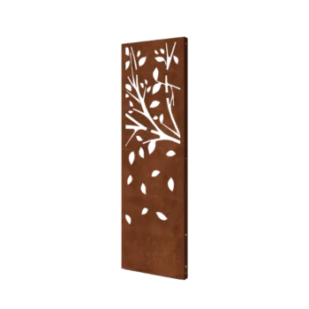 Corten acél panel - Fa - Rész 3 - 60 x 6 x 190 cm