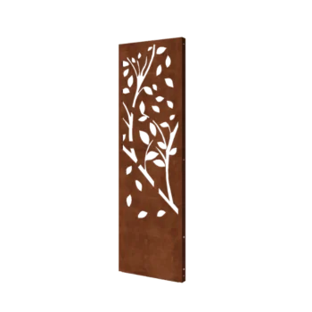 Corten acél panel - Fa - Rész 4 - 60 x 6 x 190 cm