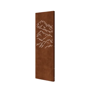 Corten acél panel - Hegyek 1 - 60 x 6 x 190 cm
